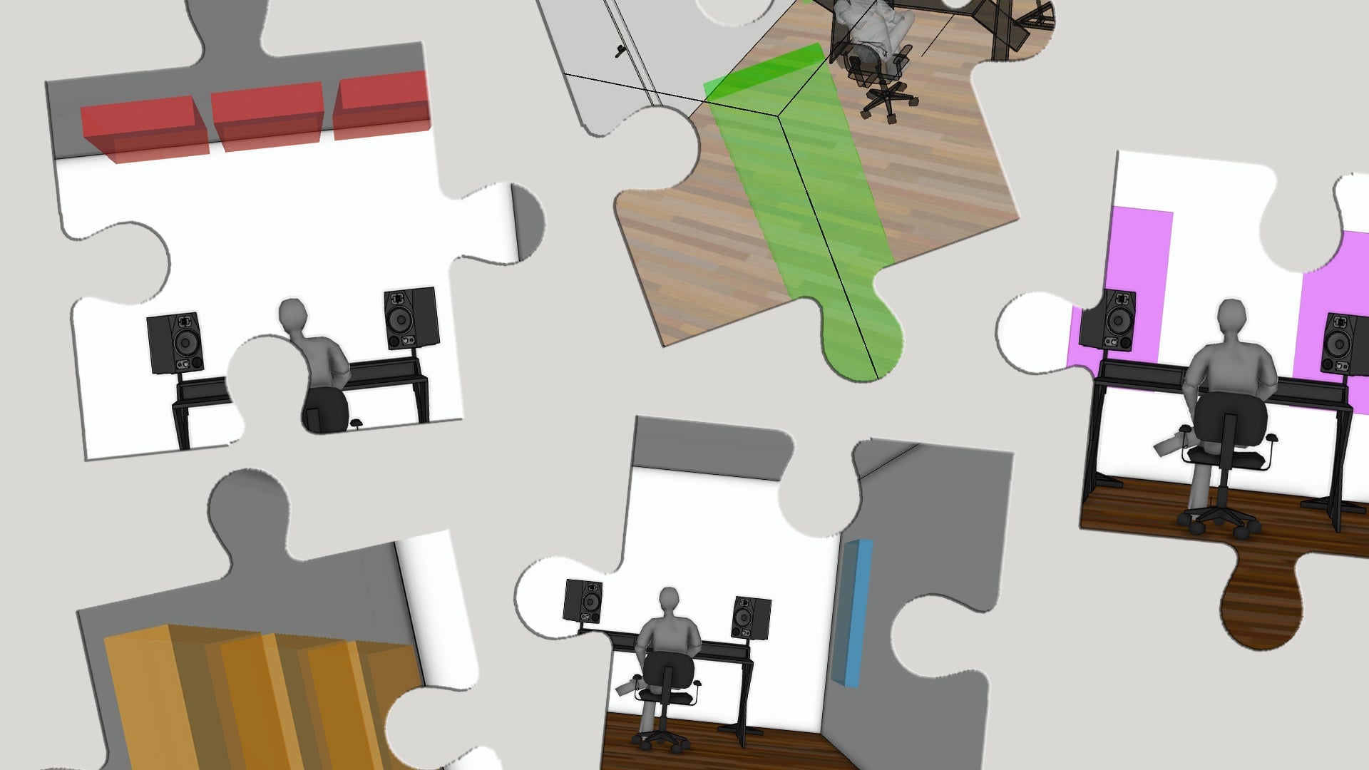 5 Ways to Solve The Puzzle of Acoustic Treatment Placement
