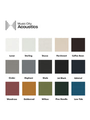 Fabric Swatch Sample Pack - Color swatches for Music City Acoustics Acoustic Panels